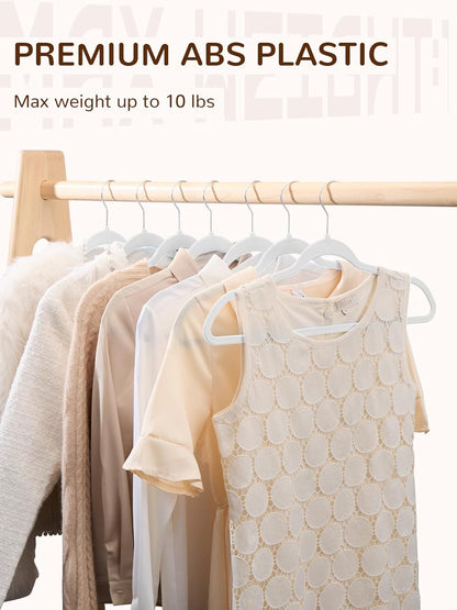 HOUSE DAY 17.5 Inch Plastic Hangers White
