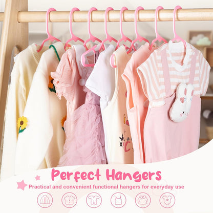 HOUSE DAY 11 Inch Non-Slip Durable Plastic Baby and Kids Hangers