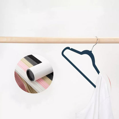 HOUSE DAY Navy Blue Velvet Hangers 60 Pack